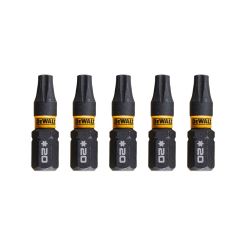 Set 5 biti TX20 DeWALT DT7381T, lungime 25 mm