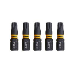 Set 5 biti Extreme DeWALT DT7383T, TX27 x 25 mm, FLEXTORQ