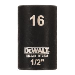 Tubulara scurta de impact DeWALT DT7534, 1/2", 16 mm