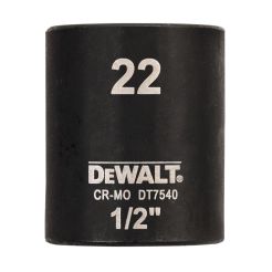 Tubulara scurta de impact DeWALT DT7540, 1/2", 22 mm