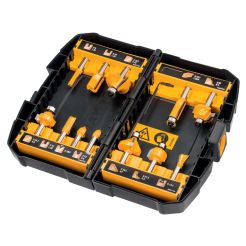 Set 12 freze DeWalt DT90016, 8 mm, in cutie de plastic