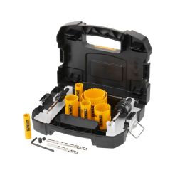 Set pentru electricieni freze bimetal DeWalt DT90351, 11 piese, 16 - 64 mm