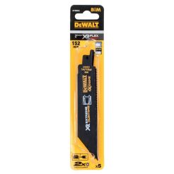 Set 5 lame diverse fierastrau sabie XR Extreme Runtime Dewalt DT99553, 152 mm, 14-18 TPI