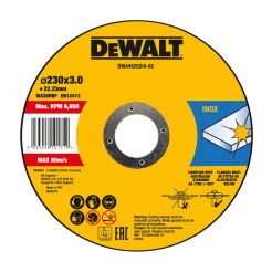 Disc debitare inox DeWalt DWA4525SIA, 230 x 3.0 x 22.23 mm