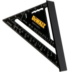 Echer pentru tamplarie DeWalt DWHT46031-0, 177 mm (7"), sistem imperial, aluminiu