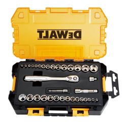 Trusa 34 piese Dewalt DWMT45034-0, 1/4" - 3/8" 