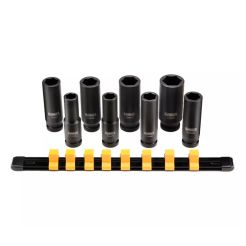 Set 8 tubulare lungi de impact Dewalt DWMT86090-0, 1/2", 13 - 24 mm