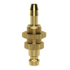 Cupla rapida mini tata Ludecke ESM_6_SSV, DN 5, furtun 6 mm