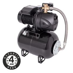 Hidrofor cu pompa autoamorsanta Wasserkonig FL497525, fonta, putere 950 W, debit 4500 l/h, inaltime refulare 49 m, vas de expansiune 24 l