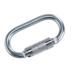 Carabiniera Twist Lock Portwest model FP33, culoare Argintiu, fit R, 10 buc/set