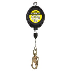 Sistem anticadere cu cablu de otel 10m Portwest model FP41, culoare Negru, fit R