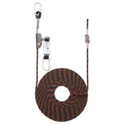 Franghie ghidata de cadere 10 m Portwest model FP90, culoare Negru/Portocaliu, fit R
