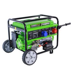 Generator de curent pe benzina Greenfield G-EC11000PEW3-C, portabil, 400/230V, 9.2 kVA, pornire electrica