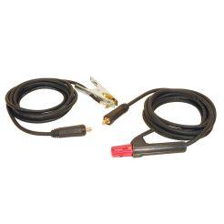 Kit pentru sudura MMA Lincoln Electric KIT-300A-50-5M, 300 A, conectori rapizi DX50, cabluri 5+5 m, sectiune 50 mm2