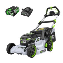 Set masina electrica de tuns gazon Ego Power LM1712E-SP, cu acumulator Li-Ion 56 V/4.0 Ah, autopropulsata, 42 cm, incarcator