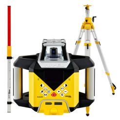 Nivela laser rotativa cu linii Nivel System NL620R DIGITAL SET SJJ32 LS35, fascicul rosu, maxim 600m, acumulator 7,4 V, trepied aluminiu extensibil, stadie telescopica 3,5 m
