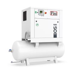 Compresor aer Fini OS 5.5-10-270, butelie aer 270 l, 5.5 kW, 10 bar, 460 l/min aer refulat