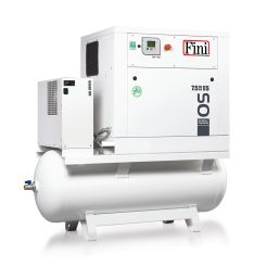 Compresor aer Fini OS 7.5-08-500 ES, butelie aer 500 l, 7.5 kW, 8 bar, 830 l/min aer refulat, uscator incorporat