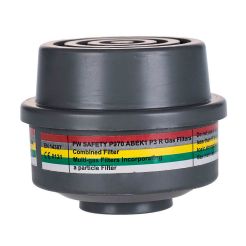 Filtru Combinat ABEK1P3 Conexiune Speciala Portwest model P970, culoare Gri, fit R