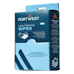 Servetele pentru Curatarea Lentilelor Portwest model PA01, culoare Alb, fit R