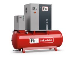 Compresor de aer cu surub Fini PLUS-E-8-13-500ES, 400 V, 7.5 kW,  butelie 500 l, 700 l/min, 13 bar, cu uscator, IE3