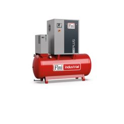 Compresor de aer cu surub Fini PLUS-E-8-10-500ES, 400 V, 7.5 kW, 500 l, 950 l/min, 10 bar, cu uscator IE3