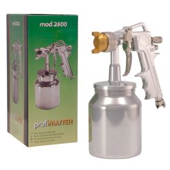 Pistol profesional de vopsit cu cupa jos OMG PROFIMASTER2800_1.5,  1 kg , duza 1.5 mm