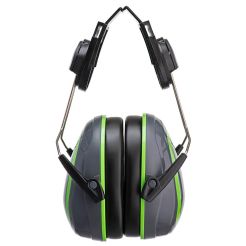 Antifoane HV Extreme Ear Defenders Low Clip-On  Portwest model PW75, culoare Gri/Verde, fit N
