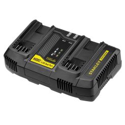 Incarcator rapid cu 2 porturi Stanley Fatmax V20 SFMCB24, 4A, 18V