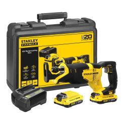 Fierastrau alternativ  Stanley Fatmax V20 SFMCS300D2K, cu 2 acumulatori 18 V/2.0Ah