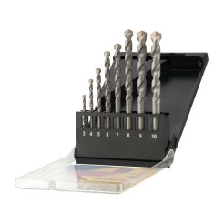 Set 8 burghie zidarie Stanley STA56040, prindere cilindrica 3 - 10 mm