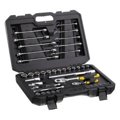 Set capete tubulare si chei combinate Stanley STMT82832-1, 41 piese