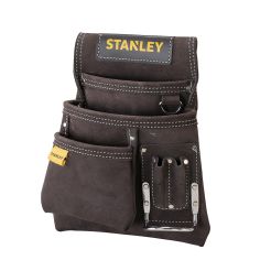 Suport din piele pentru cuie si ciocan Stanley STST1-80114, 28 x 9 x 25 cm