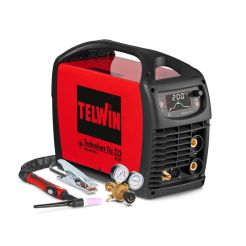 Aparat sudura TIG/ MMA Telwin TECHNOLOGYTIG222AC/DC-HF/LIFT_ACC, 200 A, electrozi 1.6-4  mm, cu accesorii TIG