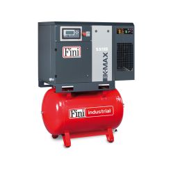 Compresor cu surub Fini K-MAX 5.5-10-270 ES, 270 l, 5.5 kW, 10 bar, 705 l/min, cu uscator