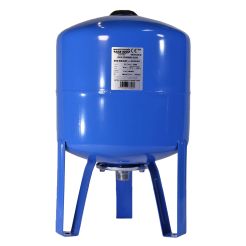 Vas de expansiune vertical Wassertechnik WTH35VBLUE, apa rece, volum 35 l, presiune max.10 bari, cu suport