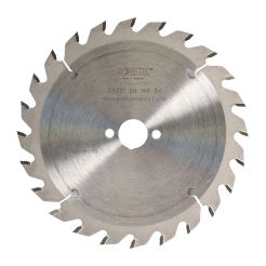 Disc Zonetec ZA2212016024, pentru fierastrau circular, 20X160 mm, 24 dinti, pentru lemn