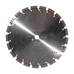 Disc diamantat Zonetec ZA241STB350132125, pentru beton armat, taiere segmentata, 350x25.4x13 mm