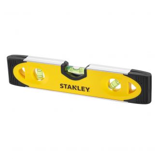 Nivela Torpedo Stanley 0-43-511, 230 mm, 3 fiole, aluminiu, magnetica