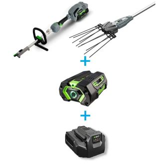 Set masina multifunctionala Ego Professional MOS1020E-K1502, ansamblu motor, accesoriu scuturare, incarcator, acumulator Li-Ion 56 V / 5.0 AH