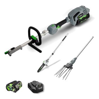 Set masina multifunctionala Ego Professional MOPH1020E-K1753, ansamblu motor, accesoriu scuturare, emondor, incarcator, acumulator Li-Ion 56 V / 7.5 Ah