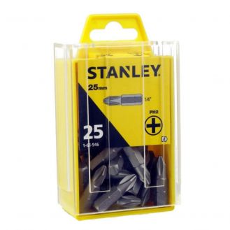 Set 25 biti Stanley 1-68-946, 25 mm, 1/4