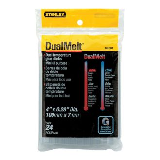 Set 24 batoane adeziv Stanley 1-GS10DT, Ø7 x 100 mm, transparent, DualMelt™