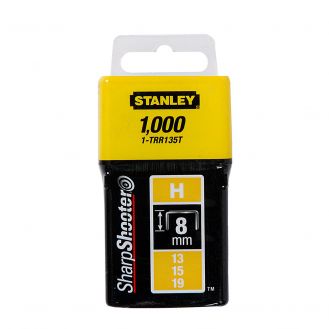 Capse otel galvanizat Stanley 1-TRR135T, 1000 bucati, 8 mm, tip H