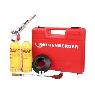 Set arzator ergonomic pentru lipiri Rothenberger 1000002369, Super Fire 3 Hotbox