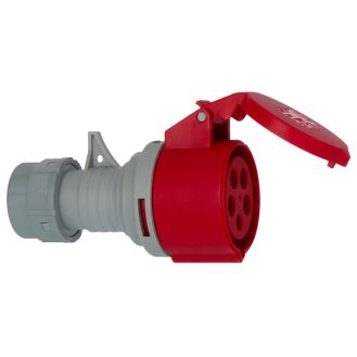 Cupla priza industriala CEE pentru alimentare electrica Brennenstuhl 1081040020, 400 V / 16 A, 5 pini, IP44