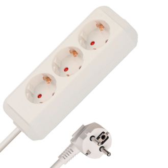 Prelungitor Eco-Line Brennenstuhl 1158610030, 3.0 m, alb, 3x1.5 mmp, 3 posturi