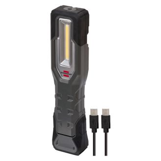 Lampa de lucru LED Brennenstuhl 1175680, 1000+200 lm, acumulator Li-Ion 3.7V / 4.4 A, IP54, USB-C