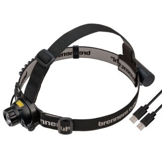 Lampa de cap LED LuxPremium Brennenstuhl 1177310010, 400 lm, 3.7V / 2.6 A, IP44, USB-C, senzor ON-OFF