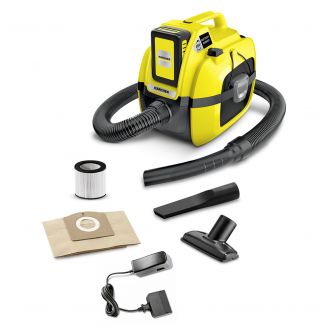 Aspirator cu acumulator 18 V/2.5 Ah Karcher WD 1 Compact Battery Set EU-II, 230 W, 7 l
